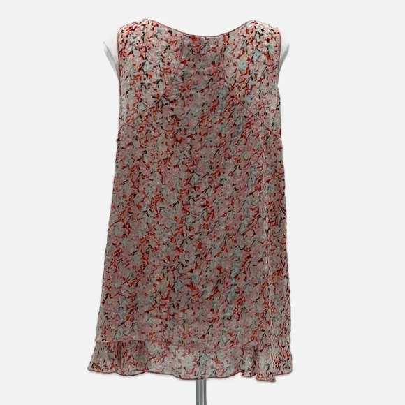 Cabi Bella Watercolor Floral Tiered Flowy Tank Style Blouse - Size Medium - Picture 5 of 8